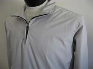 MENS Izod Golf XFG Khaki Zippered Windbreaker Jacket L  