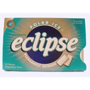 Eclipse Chewing Gum Polar Ice Sugar Free   12 Pack:  