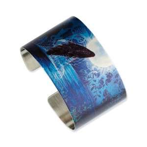    Chisel Stainless Steel Moonlight Cuff Bangle: Chisel: Jewelry