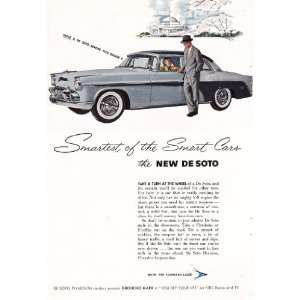   Ad DeSoto Silver Firelite Coronado Sedan Original Chrysler Car Print