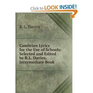  Cambrian Lyrics for the Use of Schools Selected and 