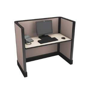  Cube Solutions Low Height Call Center Cubicle, Single 