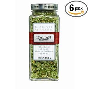 The Spice Hunter Fresh at Hand Italian Herbs, 0.45 Ounce Jars (Pack of 