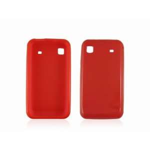  Red Soft TPU Gel Case Cover Shell for Samsung i9000: Cell 