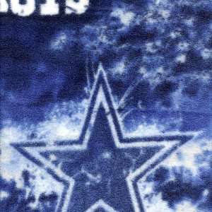  NFL Dallas Cowboys Polar Fleece Tie Dye Fabric