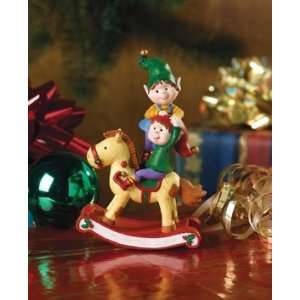  Elves with Rocking Horse Christmas Elf