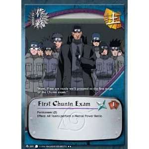   Naruto TCG The Chosen M 059 First Chunin Exam Rare Card: Toys & Games