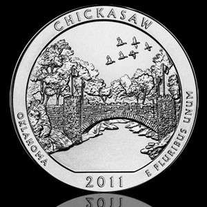   the Beautiful 5 Ounce Silver Uncirculated Coin   CHICKASAW 5 OZ  