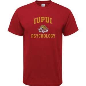   IUPUI Jaguars Cardinal Red Psychology Arch T Shirt: Sports & Outdoors