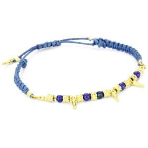  Shashi Navy Indian Bead Bracelet: Jewelry