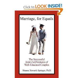   of Well Educated Couples [Paperback] Shauna Howarth Springer Books