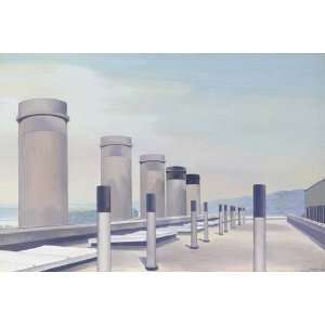   Charles Sheeler   24 x 16 inches   Stacks in Proces