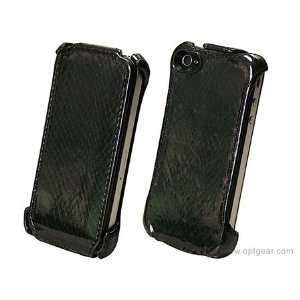  OPT iPhone 4 4S Slim Armor Case   Black Pearl Snake Skin 