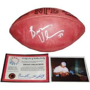  Brian Urlacher Autographed Wilson NFL Football Sports 