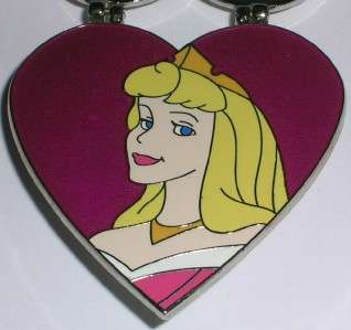 Aurora Sleeping Beauty Heart Locket Hinged Jeweled Disney Princess Pin 