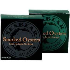 Canned Smoked Pacific Oysters 3 oz  Grocery & Gourmet Food