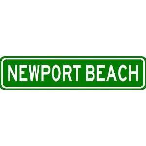 NEWPORT BEACH City Limit Sign   High Quality Aluminum  