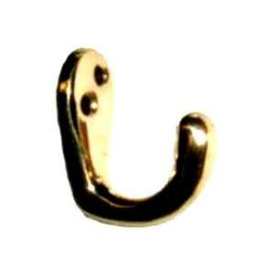  Small Single Hook   Brass