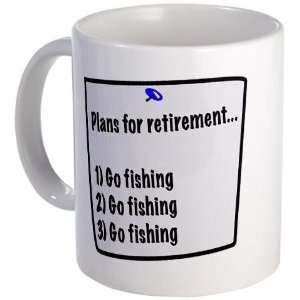  Retirement plans Funny Mug by CafePress: Kitchen & Dining