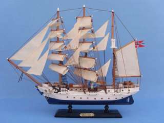 Christian Radich 20 Tall Scale Model Wooden Ship  