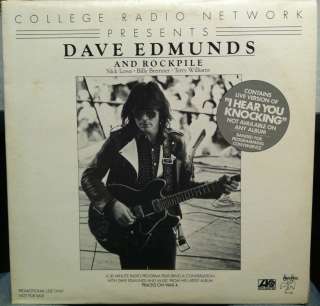 dave edmunds rockpile college radio network label atlantic swan song 