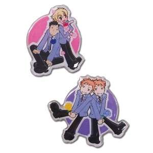   High School Host Club   4 Characters (Set of 2) Pins Toys & Games