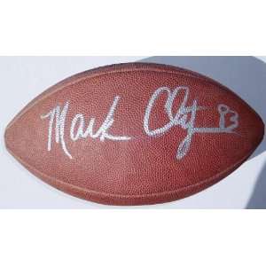  Mark Clayton Autographed Football with COA Sports 