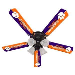 Clemson University Tigers Ceiling Fan with Light 