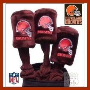  CLEVELAND BROWNS FOOTBALL GOLF CLUB COVERS NEW BRANDNEW 