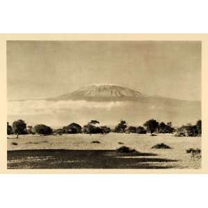  1935 Mount Kilimanjaro Volcano Tanzania Africa Hoppe 
