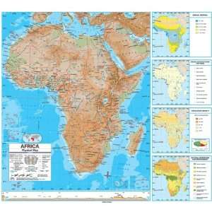  Universal Map 762545496 Africa Advanced Physical Classroom Wall Map 