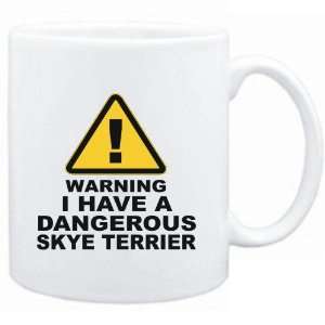   Mug White  WARNING : DANGEROUS Skye Terrier  Dogs: Sports & Outdoors