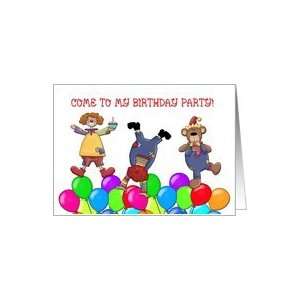  Birthday Party Clowns Card: Toys & Games