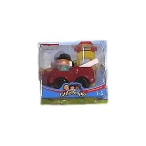  Little People Vehicle: Eddie with Fire Truck: Toys & Games