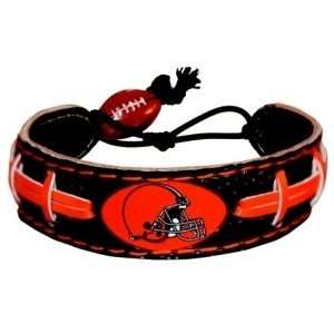  Cleveland Browns Team Color Football Bracelet: Sports 