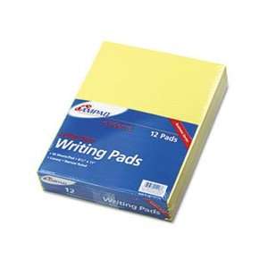   Narrow Ruled Pads, Ltr, Canary, 50 Sheet Pads/Pack,