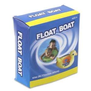  Duck Shape Float Boat with Print Case Pack 24 Sports 