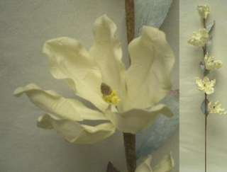Latex Mini Magnolia Flowers Spray Artificial  