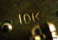 SIGMA GAMMA RHO Black Enamel Book 10k Gold sorority PIN  
