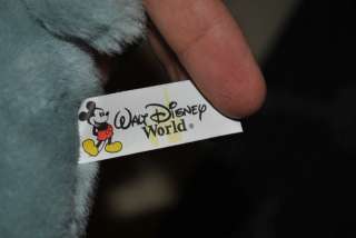 Shy Dumbo w Feather Walt Disney World Stuffed Plush 12  