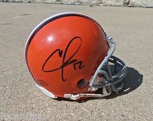 Cleveland Browns #12 COLT MCCOY Signed Autographed Mini Helmet COA 
