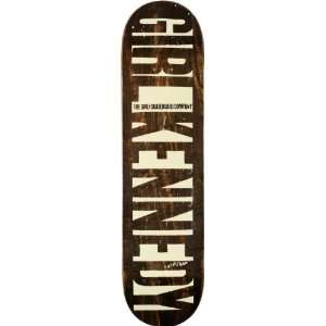    Girl Kennedy Invert 8.0 Skateboard Deck