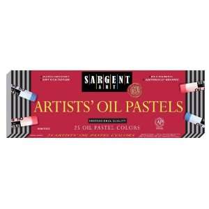 Sargent Oil Pastels, 25 Color Set: Office Products