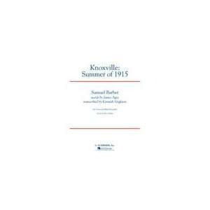  Knoxville: Summer of 1915   (concert band with vocal solo 