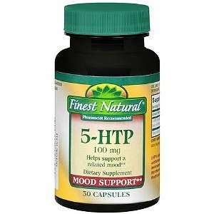  Finest Natural 5 HTP 100mg Capsules, 30 ea Health 