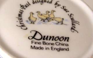 Dunoon Coffee Mug Victorian Christmas Geese & Shoppers  