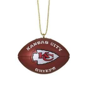  BSS   Kansas City Chiefs NFL Resin Football Ornament (1.75 