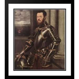 Tintoretto, Jacopo Robusti 28x32 Framed and Double Matted Man in 