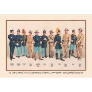  Uniforms (4 Cavalry 2 Engineers 1 Hospital 2 Staff 2 