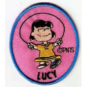 Lucy jump rope in Snoopy n Friends Embroidered Peanuts Iron On / Sew 